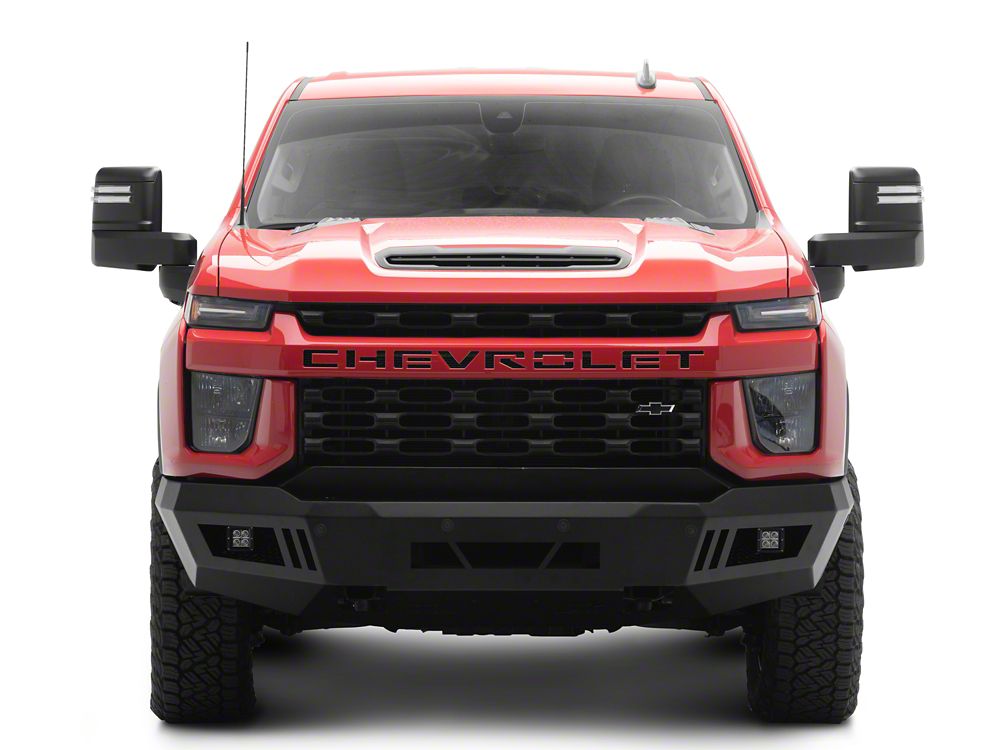 Barricade Extreme HD Front Bumper with LED Fog Lights (20-23 Silverado 3500 HD)