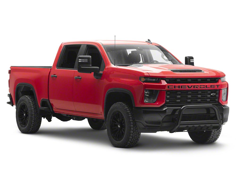 Barricade 3-Inch Bull Bar; Black (20-25 Silverado 3500 HD)