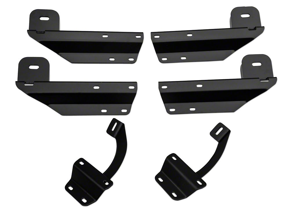 Barricade 3-Inch 90 Degree Bent End Side Step Bars; Black (17-25 F-350 Super Duty SuperCab)