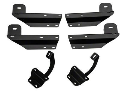 Barricade 3-Inch 90 Degree Bent End Side Step Bars; Black (17-25 F-350 Super Duty SuperCab)