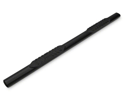 Barricade 5-Inch Oval Straight End Side Step Bars; Black (17-25 F-350 Super Duty SuperCab)