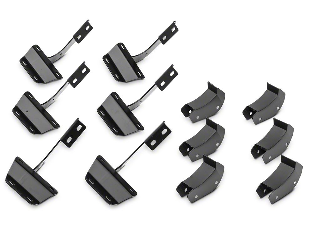Barricade Aluminum Running Boards; Black (17-25 F-350 Super Duty SuperCab)