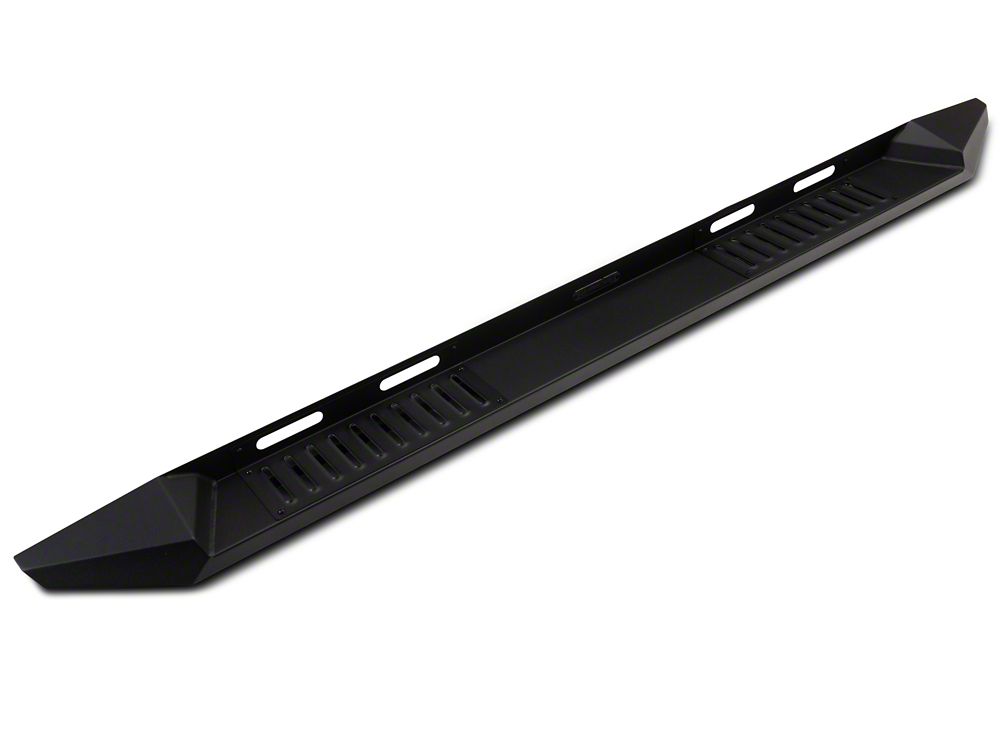 Barricade Steel Running Boards; Black (17-25 F-350 Super Duty SuperCrew)