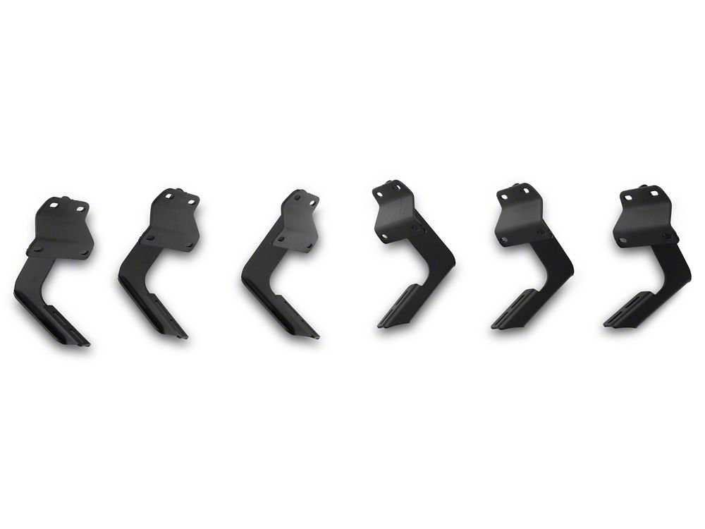 Barricade Steel Running Boards; Black (17-25 F-350 Super Duty SuperCrew)
