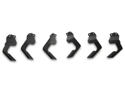 Barricade Steel Running Boards; Black (17-25 F-350 Super Duty SuperCrew)