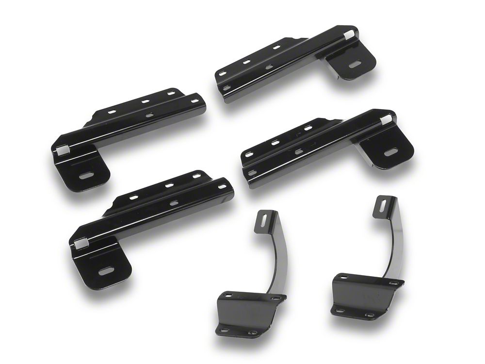 Barricade E-Series 3-Inch Side Step Bars with 90 Degree Bent Ends; Stainless Steel (17-25 F-350 Super Duty SuperCrew)