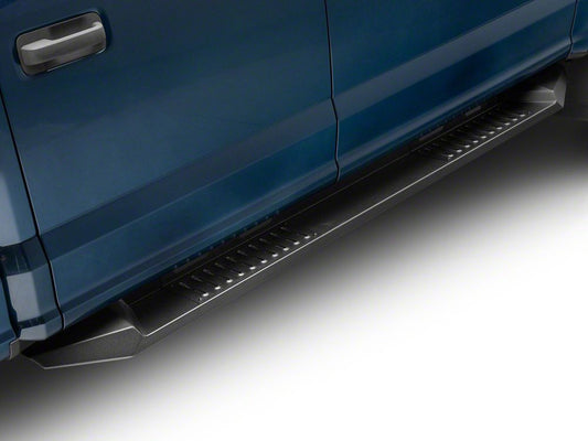 Barricade HD Steel Running Boards; Texutred Black (17-25 F-350 Super Duty SuperCrew)