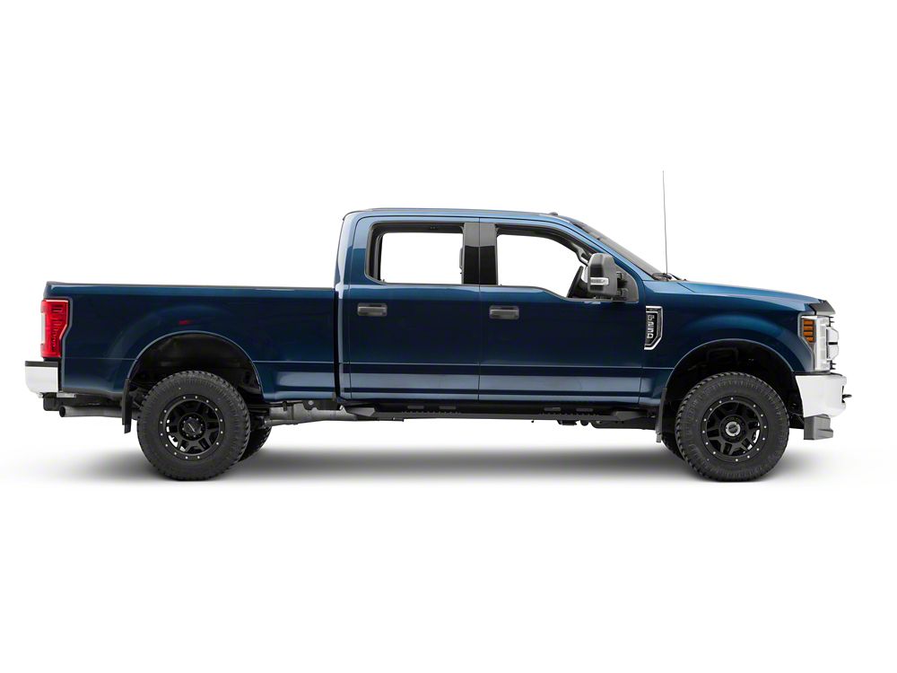 Barricade HD Steel Running Boards; Texutred Black (17-25 F-350 Super Duty SuperCrew)