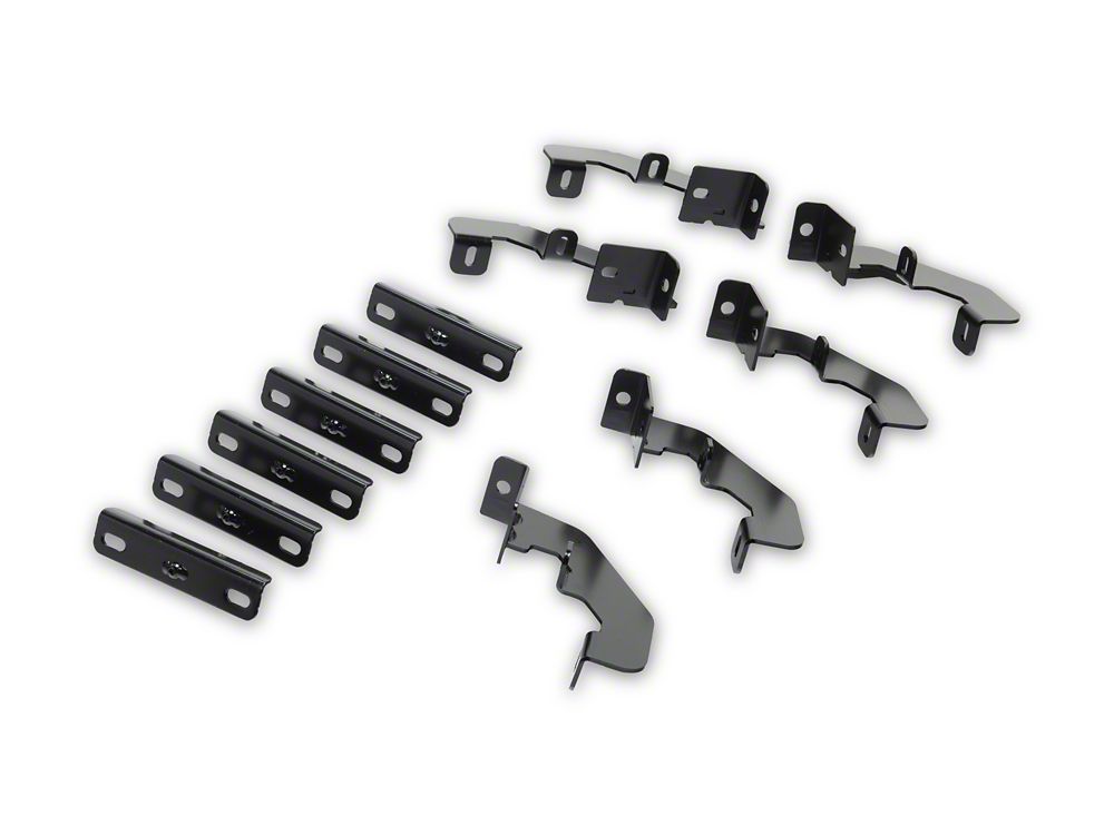 Barricade Canyon Drop Steps; Textured Black (17-25 F-350 Super Duty SuperCrew)