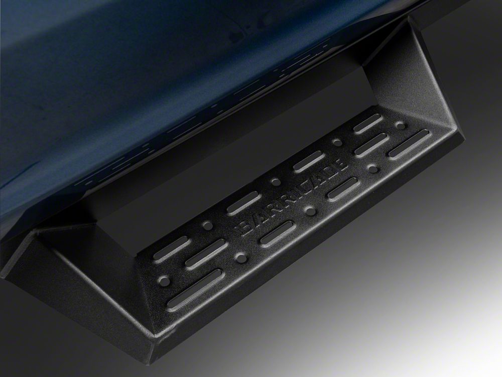 Barricade Canyon Drop Steps; Textured Black (17-25 F-350 Super Duty SuperCrew)