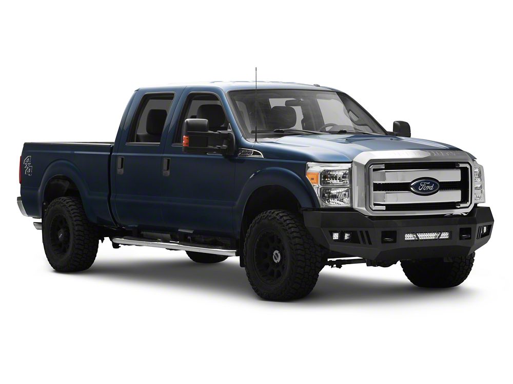 Barricade HD Front Bumper with LED Fog Lights and 20-Inch LED Light Bar (11-16 F-350 Super Duty)