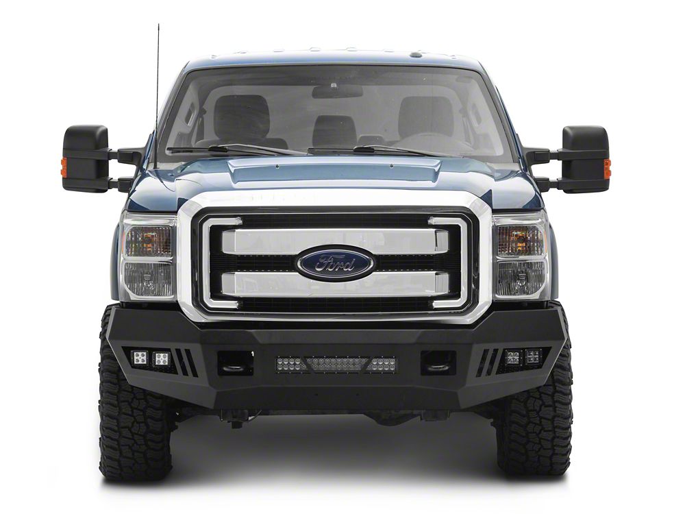 Barricade HD Front Bumper with LED Fog Lights and 20-Inch LED Light Bar (11-16 F-350 Super Duty)