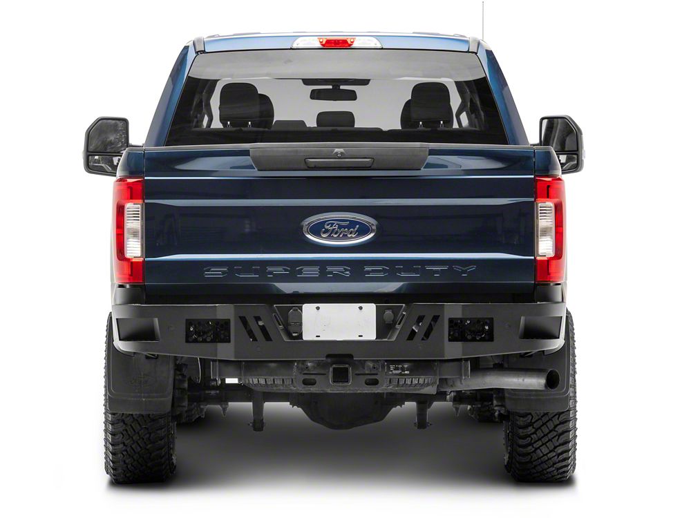 Barricade HD Rear Bumper; Textured Black (17-22 F-350 Super Duty)