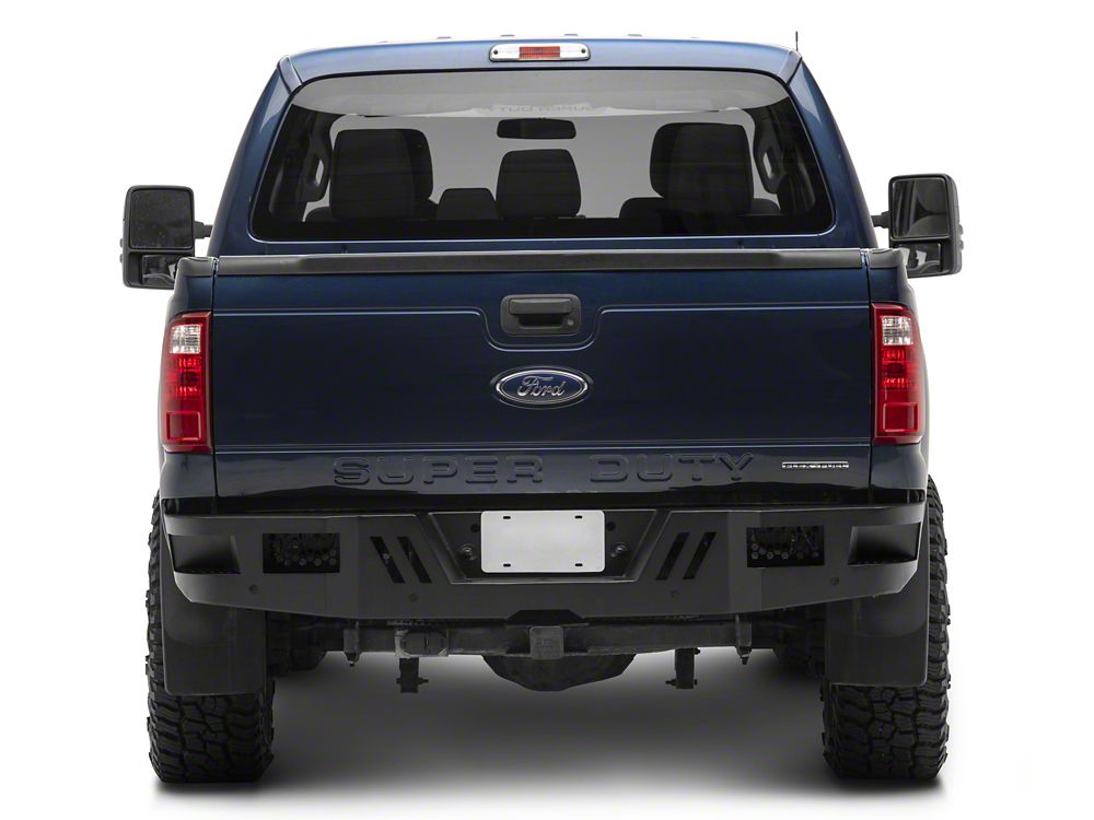 Barricade HD Rear Bumper; Textured Black (11-16 F-350 Super Duty)