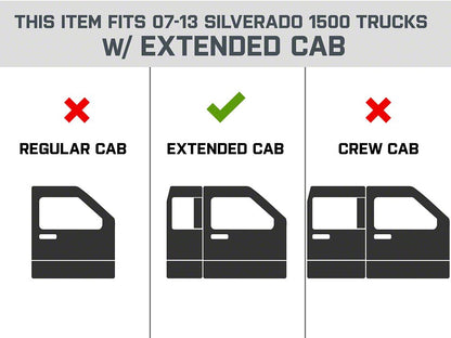 Barricade XD Running Boards (07-13 Silverado 1500 Extended Cab)