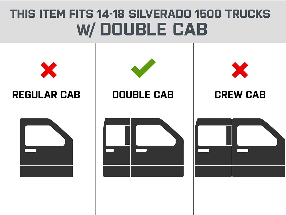 Barricade XD Running Boards (14-18 Silverado 1500 Double Cab)