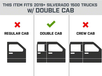 Barricade XD Running Boards (19-25 Silverado 1500 Double Cab)