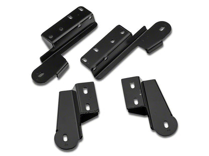 Barricade 3-Inch Round Curved Side Step Bars; Gloss Black (04-08 F-150)