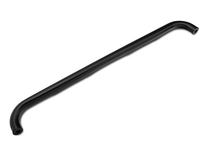 Barricade 3-Inch Round Curved Side Step Bars; Gloss Black (04-08 F-150)