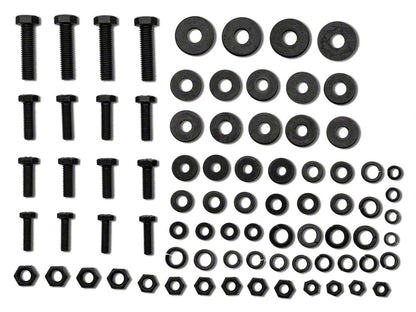 Barricade 3-Inch Round Curved Side Step Bars; Gloss Black (09-14 F-150)