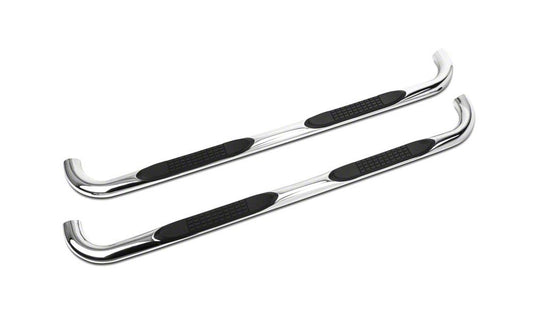 Barricade 3-Inch Side Step Bars; Stainless Steel (04-08 F-150)