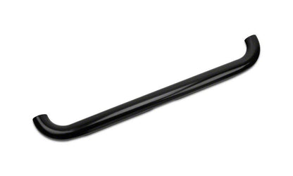 Barricade 4-Inch Oval Bent End Side Step Bars; Gloss Black (97-03 F-150)