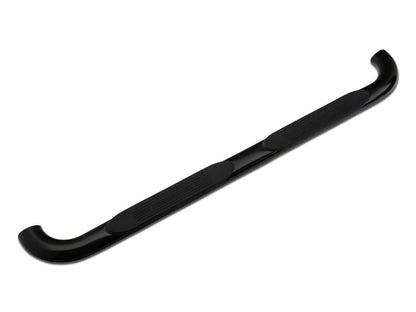 Barricade 4-Inch Oval Curved Side Step Bars; Gloss Black (09-14 F-150)