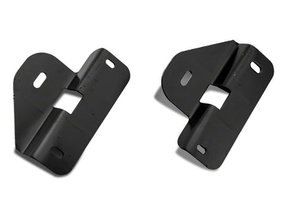 Barricade 4-Inch Oval Curved Side Step Bars; Gloss Black (09-14 F-150)