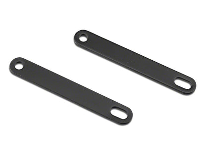 Barricade 4-Inch Oval Curved Side Step Bars; Gloss Black (09-14 F-150)
