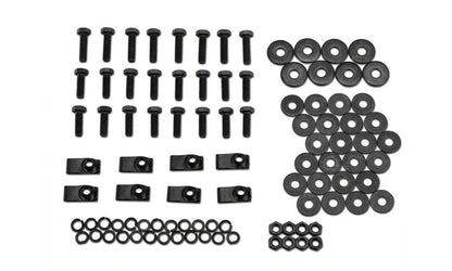 Barricade 4-Inch Oval Straight End Side Step Bars; Gloss Black (09-14 F-150)