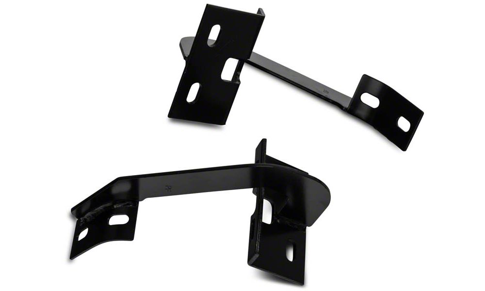 Barricade 4-Inch Oval Straight End Side Step Bars; Stainless Steel (09-14 F-150)
