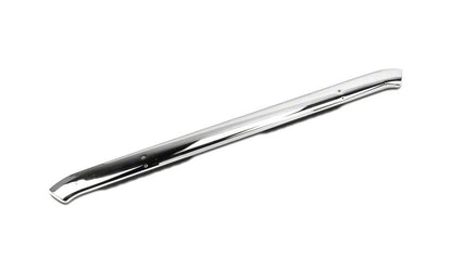 Barricade 5-Inch Oval Bent End Side Step Bars; Stainless Steel (09-14 F-150 SuperCab, SuperCrew)