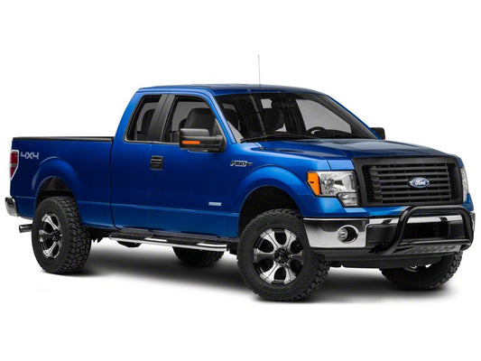 Barricade 3-Inch Bull Bar with Skid Plate; Gloss Black (11-25 2.7L/3.5L EcoBoost F-150, Excluding Raptor)