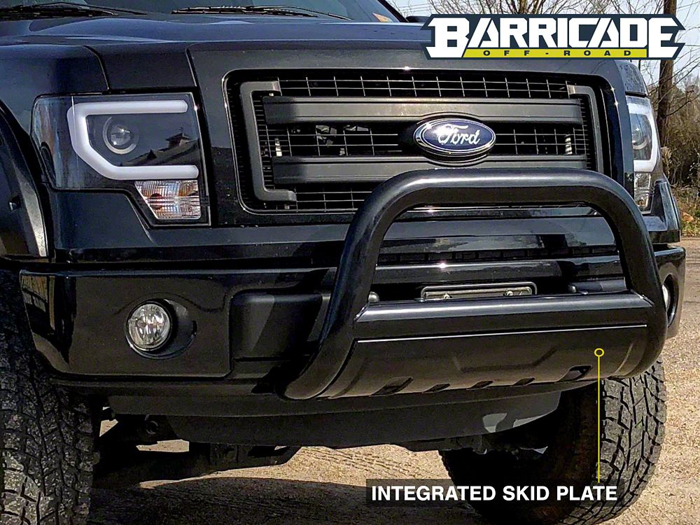 Barricade 3.50-Inch Bull Bar; Black (04-25 F-150, Excluding Raptor)