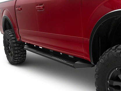 Barricade HD Steel Running Boards; Black (15-25 F-150 SuperCab, SuperCrew)