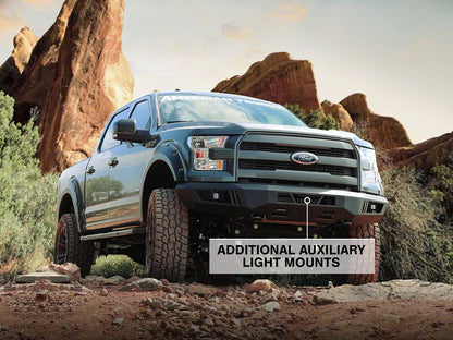 Barricade Extreme HD Front Bumper with LED Fog Lights (15-17 F-150, Excluding Raptor)