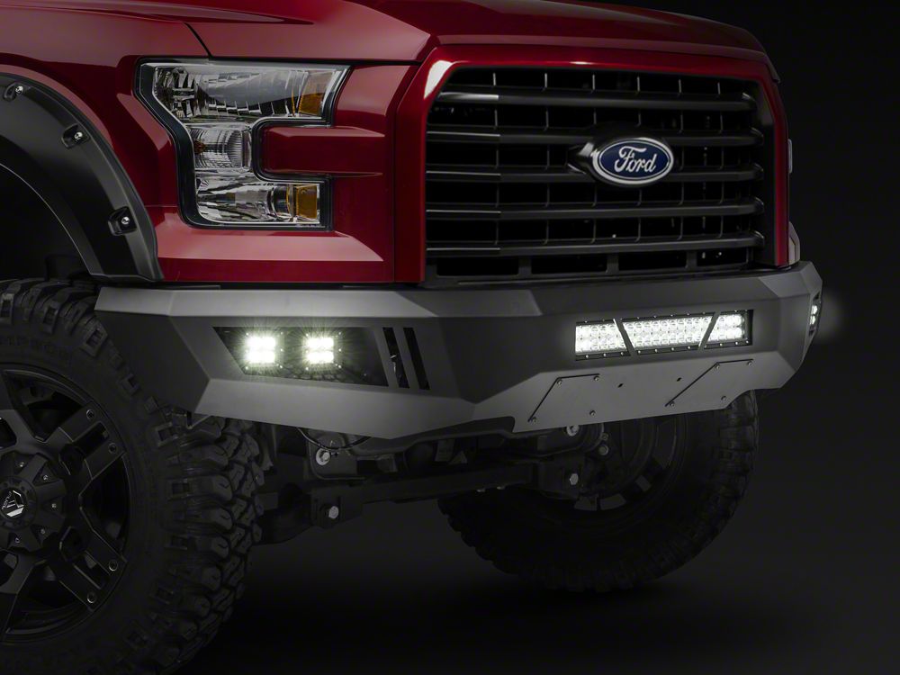 Barricade Extreme HD Front Bumper with LED Light Bar, Fog and Spot Lights (15-17 F-150, Excluding Raptor)