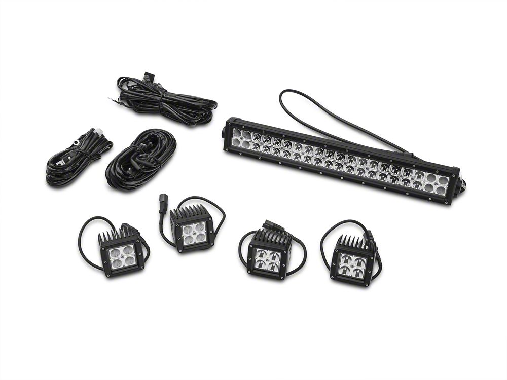 Barricade Extreme HD Front Bumper with LED Light Bar, Fog and Spot Lights (15-17 F-150, Excluding Raptor)