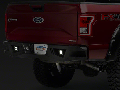 Barricade Extreme HD Rear Bumper with LED Fog Lights for Aftermarket Hitches (15-20 F-150, Excluding Raptor)