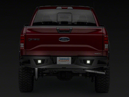 Barricade Extreme HD Rear Bumper with LED Fog Lights for Aftermarket Hitches (15-20 F-150, Excluding Raptor)