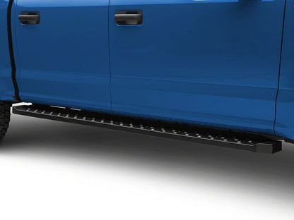 Barricade Rattler Running Boards; Black (15-25 F-150)
