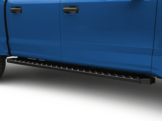 Barricade Rattler Running Boards; Black (15-25 F-150)