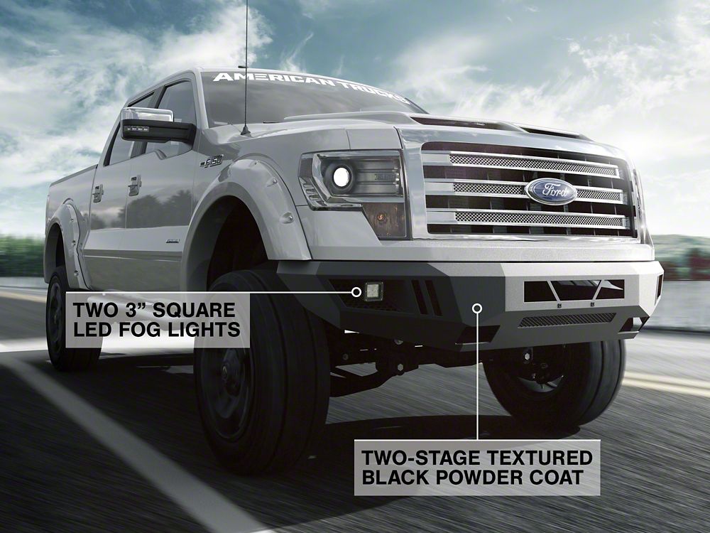 Barricade Extreme HD Front Bumper with LED Fog Lights (09-14 F-150, Excluding Raptor)
