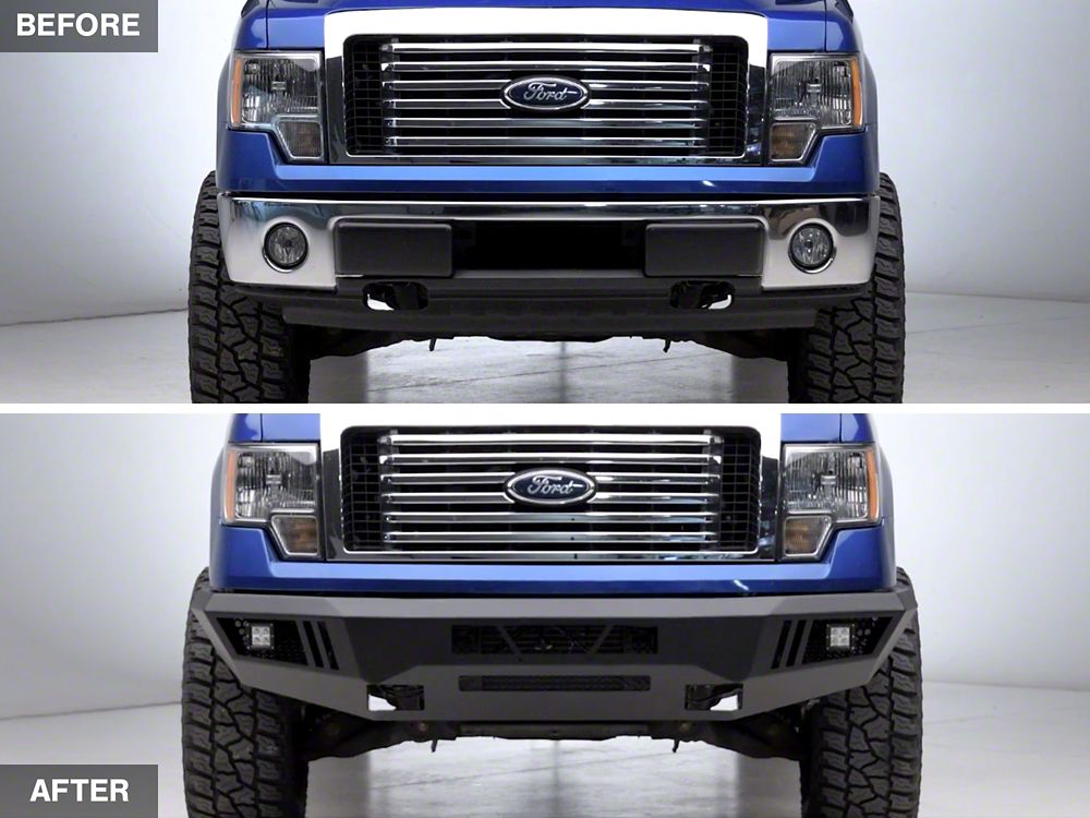 Barricade Extreme HD Front Bumper with LED Fog Lights (09-14 F-150, Excluding Raptor)