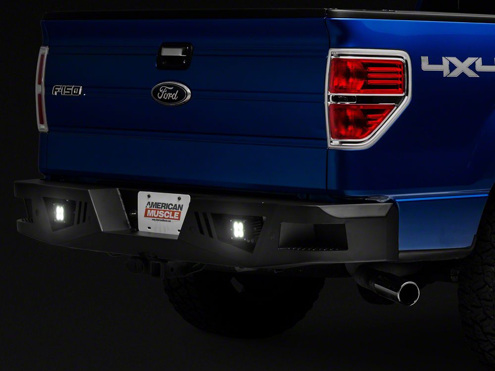 Barricade Extreme HD Rear Bumper with LED Fog Lights (06-14 F-150)