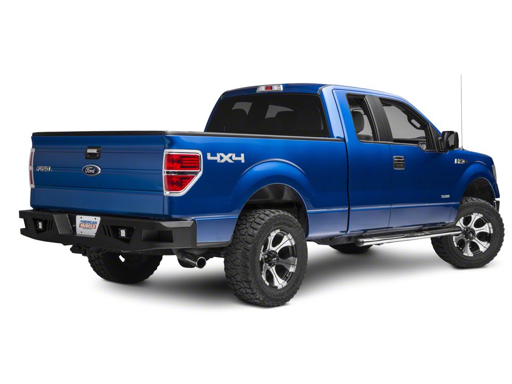 Barricade Extreme HD Rear Bumper with LED Fog Lights (06-14 F-150)