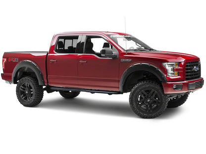 Barricade HD Rocker Steps; Textured Black (15-25 F-150 SuperCab, SuperCrew)