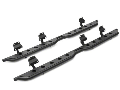Barricade HD Rocker Steps; Textured Black (15-25 F-150 SuperCab, SuperCrew)