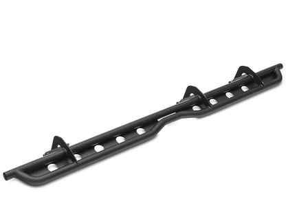 Barricade HD Rocker Steps; Textured Black (15-25 F-150 SuperCab, SuperCrew)