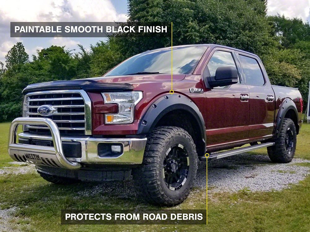 Barricade Premium Molded Fender Flares (15-17 F-150, Excluding Raptor)